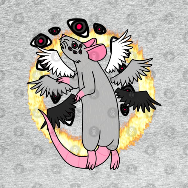 Biblically Accu-Rat Angel (Full Color Version) by Rad Rat Studios